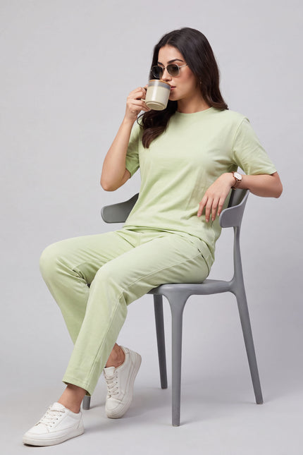 Cotton Lycra Coord Set