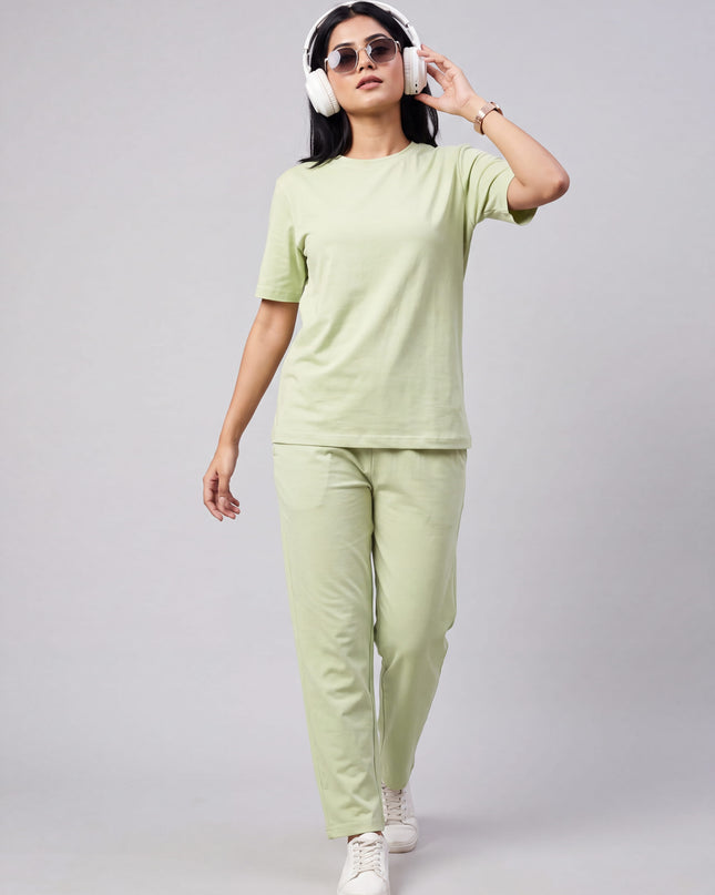 Cotton Lycra Coord Set