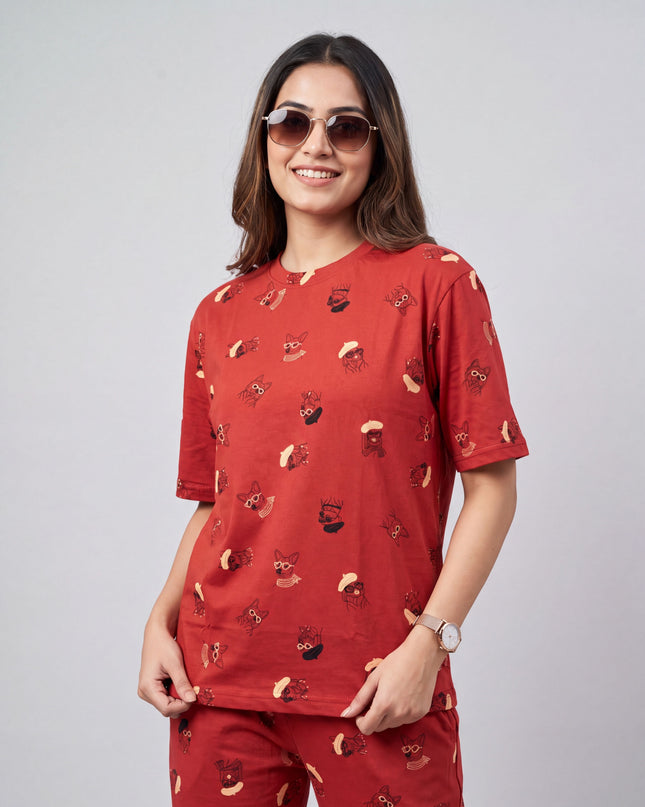 Pure Cotton Women's Co-Ord Set