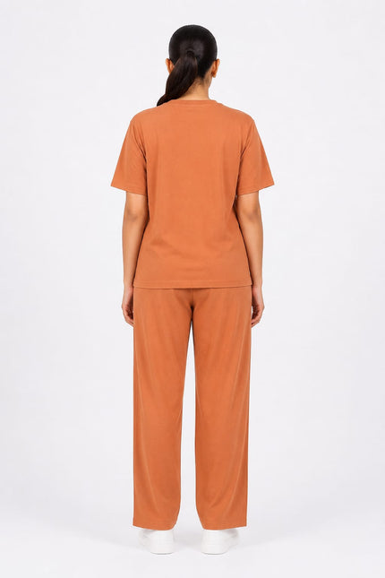 Premium Cotton Lycra Jersey Co-Ord Set for Women | 220 GSM | Soft Travel Wear