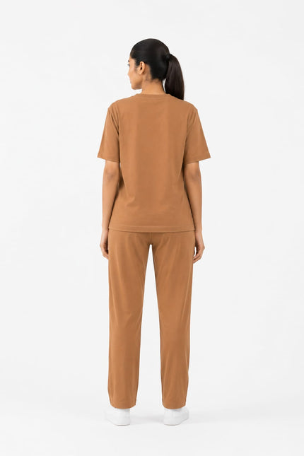 Premium Cotton Lycra Jersey Co-Ord Set for Women | 220 GSM | Soft Travel Wear