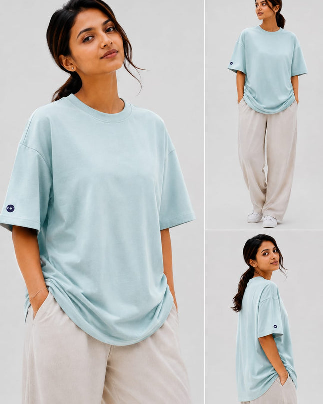 Unisex oversized T-shirt - Sky Blue