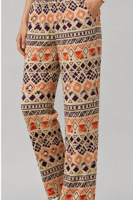 Women's Pure Cotton Printed Pants