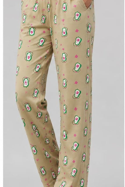 Women's Pure Cotton Printed Pants